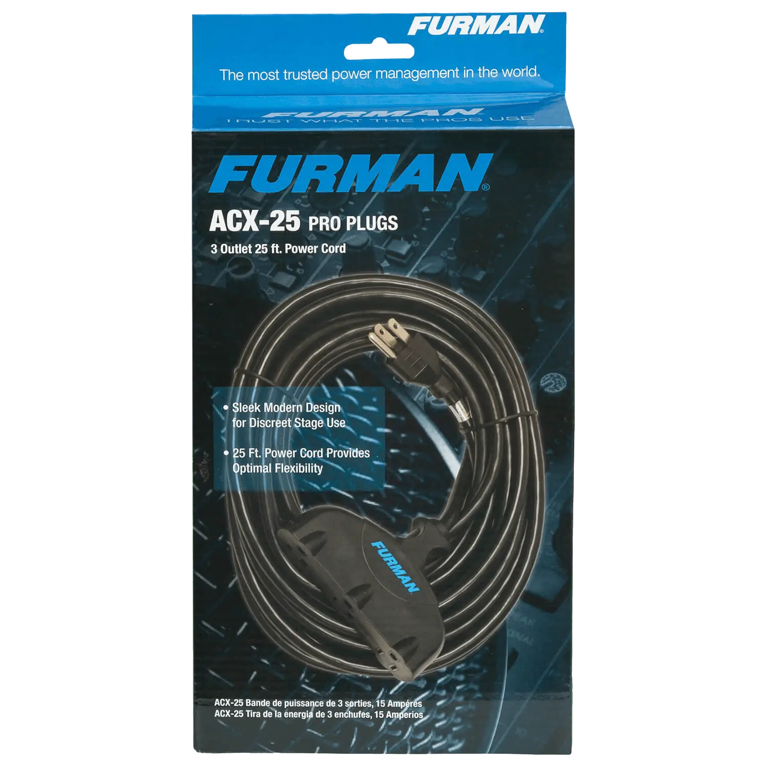 Pro Plugs ACX-25 25 Feet Heavy Duty Power Extension Cord - Image 3