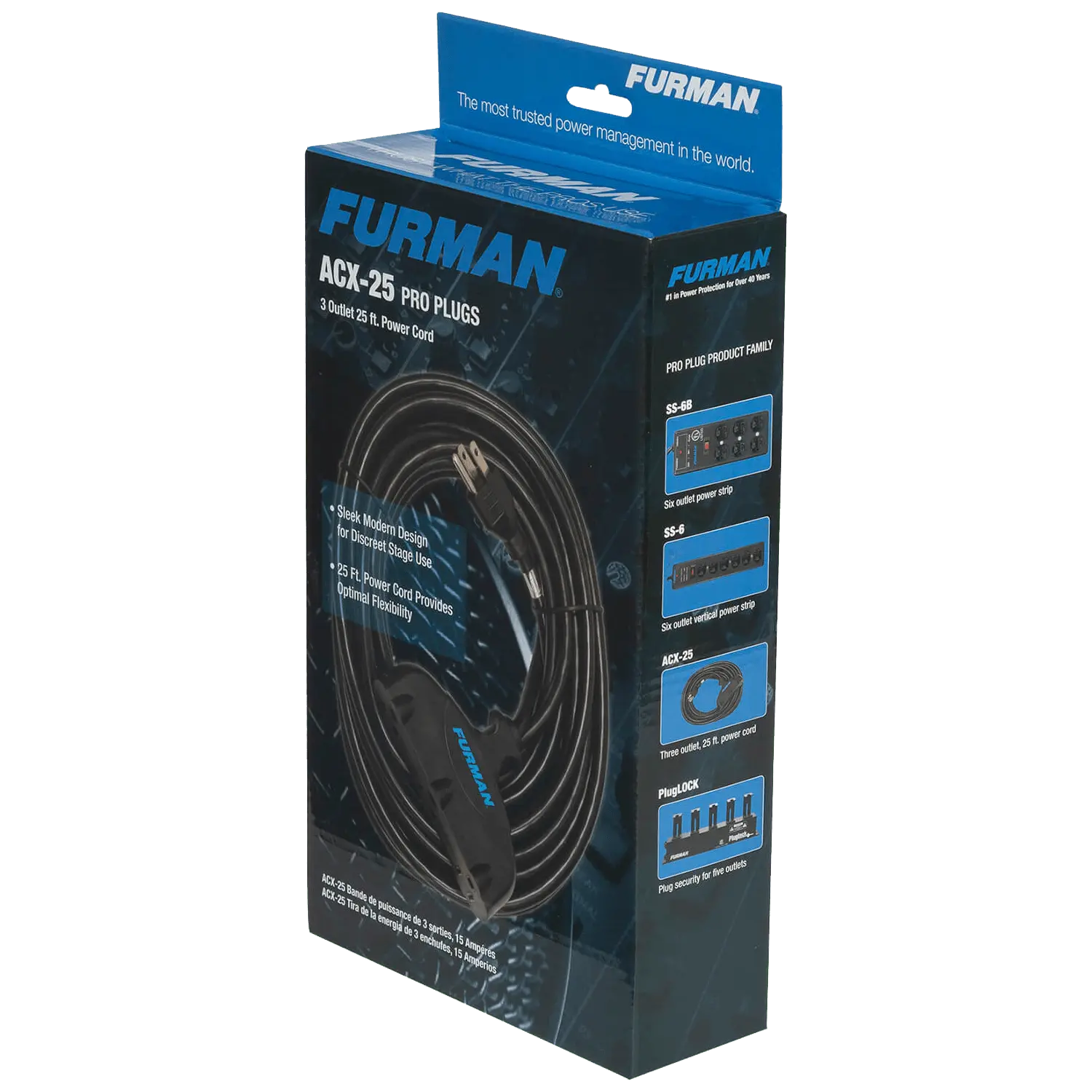 Pro Plugs ACX-25 25 Feet Heavy Duty Power Extension Cord - Image 4