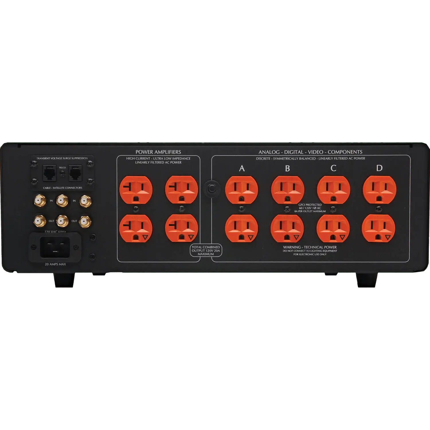 Reference Series IT-REF 20 I 20A Discrete Symmetrical AC Power Conditioner - Image 2