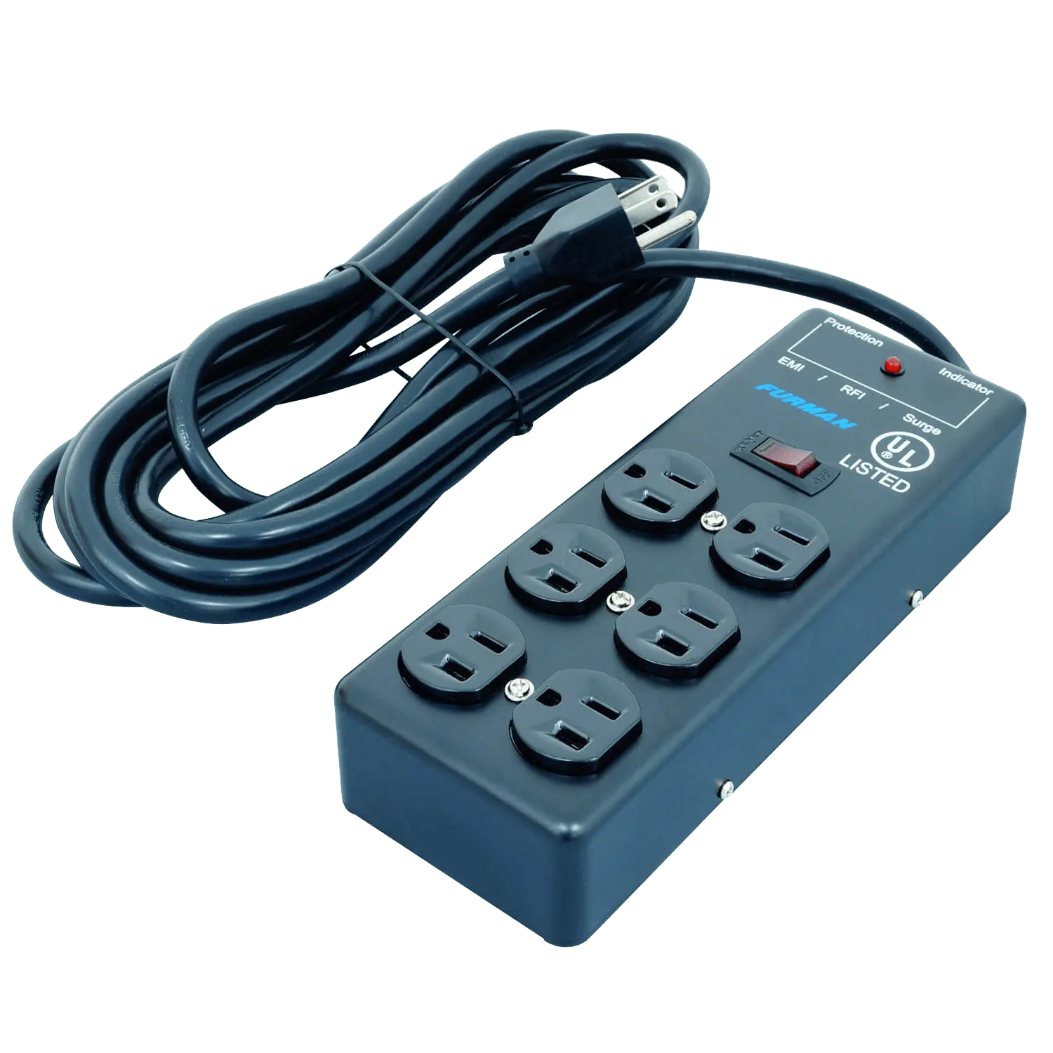 Pro Plugs SS-6B 6-Outlet Power Conditioner Block with Surge Protection & EMI/RFI Filtration - Image 3